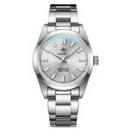 ADDIESDIVE 36 MM Luxury Automatic Dress Watch for Men and Women PT5000 Movement More Accurate Waterproof 100 M AD2028, silver, Automatic Watch,Self-winding