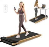 Maksone Under Desk Treadmill, Expert of Wooden Walking Pad, Walking Jogging Machine with Remote Control, Installation-Free
