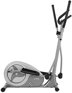 JLL® CT300 Home Luxury Elliptical Cross Trainer, 2025 New Magnetic Resistance Elliptical Fitness Cardio Workout with 8-level Magnetic Adjustable Resistance, Two Way Flywheel. Silver Colour