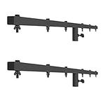 2 x Pulse Heavy Duty 1.5m Lighting Stand T Bar