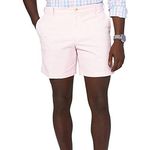 IZOD Men's Saltwater Stretch 7" Chino Short, Rose Shadow, 38