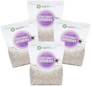Stay Away Spiders Deterrent Pest Control Scent Pouches - All Natural, Environmentally Friendly, No Mess (4-Pack New Version)