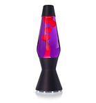 MATHMOS Black and Copper Lava Lamp (Black - Violet/Red)