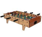 ToyMart Wooden Table Foosball/Football Board Sports Game Set Table Top Soccer Game with 6 Player Rods for Kids/Adults