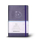 Panda Planner - Daily Planner, Calendar and Gratitude Journal to Increase Productivity, Time Management & Happiness - Hardcover, Undated Day - Quarter Year Planner - Guaranteed (Purple)