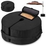 JOHNBOLIN Parasol Weights Bag Sandbags Up to 40kg,Umbrella Weights Sandbag,Parasol Bases Heavy Duty 900D,Cantilever Parasol Base Weights Sandbags,For Patio Umbrella,Beach Umbrella,Garden Umbrella Base