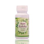 Ayur Raksha Skin Well Capsules, 60 Tablets for Psoriasis, Eczema, Itching, Scaling, and Remove Patches