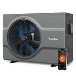 Varpoolfaye 65000 BTU Inverter Electric Pool Heat Pump For Above Ground Pool Heater 21000 Gallons 220v 240v Wifi Control Spa