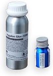 Seamax Commercial Grade 2 Part Marine Adhesive 250ml for Hypalon Inflatable Boats, Sealed in Aluminum Bottles for Long Term Storage, Factory Condition for Repairs or Installation