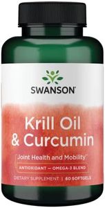 Swanson EFA Krill Oil & Curcumin 60 SGELS