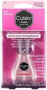 Revlon Cutex All-In-One Nail Strengthener Treatment, Base & Top Coat (13.6ml) for Weak & Damaged Nails, Chip Resistant, Dermatologist Tested