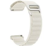 MELFO Smart Watch Strap Nylon Loop Compatible with Boat Watch Matrix - Sports Hook Band - White