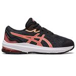 ASICS Unisex Kids Gt-1000 11 Gs Sneaker, Black Papaya, 4 UK