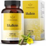 HERBAMAMA Mullein Leaf Capsules - 1