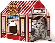 SEKAM Cardboard Cat House with Scra