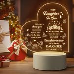 Gifts for Daughter in Law, to My Daughter in Law Night Light, Daughter in Law Gifts, Gifts for Daughter in Law from Mother in Law on Birthday, Wedding Day, Anniversary, Christmas, Mothers Day