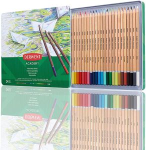 Derwent Academy Watercolour Pencils Set – 24 Colours