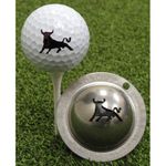 Tin Cup Bull Market Golf Ball Marking Stencil, Steel