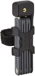 Abus Abus, Bordo Ugrip Lite 6055, Foldable Lock with Key Lock, 5mm x 85cm (5mm x 2.8'), Black,
