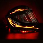 JIGUOOR Unique Flame Shape 4PCS Rec