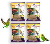 Parrots Wizard All Life Stages Dry Bird Food Small Size Kangni Seed Bird Food 950 Grams Pack of 4