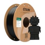 eSUN PLA Filament 1.75mm, PLA Basic 3D Printer Filament Dimensional Accuracy +/- 0.05mm, 1KG Spool (2.2 LBS) Speedy PLA Filament for 3D Printers,Black