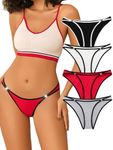 Avidlove Sexy Underwear for Women Stretch Breathable Panties String Bikini Panty S