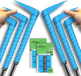 ALIEN PROS Golf Grip Wrapping Tapes - The Game-Changing Golf Club Grip Solution – Refresh Your Grip in Under a Minute (6-Pack Stars Blue)