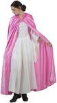 Everfan Pink Hooded Cape | Cloak with Hood for Halloween, Cosplay, Costume, Dress up