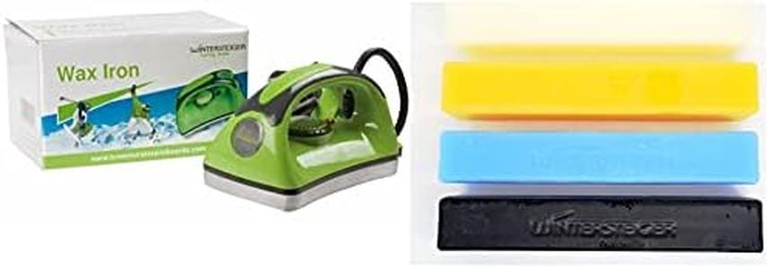 Wintersteiger waxing Iron with a Choice of 250g (Made by Vola) backshop Wax Bars (White Universal 250 g bar)