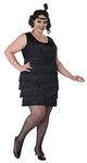 California Costumes Women's Plus-Size Fashion Flapper Plus, Black, 3XL (20-22)