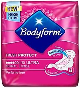 Bodyform Normal Ultra 10 Sanitary Towels - TOAL 40 Towels (Pack of 4, Normal 10)