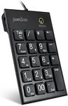 Perixx PPD-202HB-11091 Numeric Keypad for Laptop USB Built-in 2xUSB Hub, Black