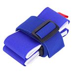 Alomejor Ski Carrier Straps Portable Adjustable Ski Shoulder Carrier Lash with Cushioned Tape Strap Loop for Outdoor Skiing Easily Carry Skis and Poles(Blue)