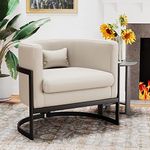 Apeaka Faux Leather Accent Chair Mo