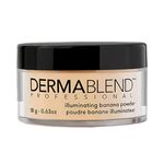 Dermablend Illuminating Banana Powder, Loose Setting Powder Makeup for Brightening and a Long, Lasting Luminous Finish, up to 16hr Wear, 18g, 2022 ELLE Beauty Grand Prix Winner.