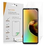 kwmobile Screen Protectors Compatible with Sony Xperia 10 IV Screen Protector - 6x Ultra-Clear Transparent Phone Films