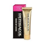 Dermacol - Mini Full Coverage Foundation 13g, Liquid Makeup Matte Foundation with SPF 30, Waterproof Foundation for Oily Skin, Acne, & Under Eye Bags, Long-Lasting Makeup Products Shade- 207