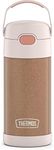 THERMOS FUNTAINER Water Bottle with Straw - 12 Ounce, Rose Gold Glitter - Kids Stainless Steel Vacuum Insulated Water Bottle with Lid