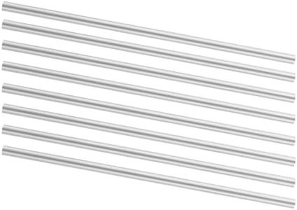 8PCS Aluminum Rod 1/2 inch Aluminum Round Bar Stock 6061 Solid Extruded Lathe Bar Stock Aluminum Round Rod 15.8 inch Round Aluminum Bars for Industrial, DIY Craft