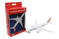 Daron Planes RT5404 Single Airplane Turkish Airlin-in Miniature for Crafts, Collecting and Gift, Multi-Colour, Multicoloured