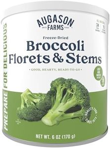 Augason Farms Freeze Dried Broccoli Florets & Stems Can, Emergency Food Supply, Everyday Meals, 34 Servings