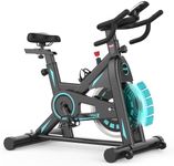 Dripex Magnetic Resistance Exercise Bike for Home Gym Training, Indoor Cycling Bike Stationary, Heavy Duty Flywheel, LCD Monitor, Pulse Sensor & Cup Holder