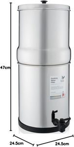 British Berkefeld Gravity Water Filter, 6L – Portable Purifier
