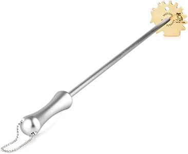 Sage Owl Grill Scraper for Outdoor Grill with 17.5’’ Long Handle - Bristle-Free Brass BBQ Grill Cleaner Alternative to Grill Brush, Kitchen Gadgets Grilling Tools - Gifts for Men Who Have Everything