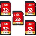 Gigastone 32GB 5 Pack SD Card UHS-I