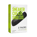Liquiproof LABS Shoe and Sneaker Protector Crease Shields. 2 pair pack in black. One size fits all. Trim to fit. Firm mould. Comfortable fit.