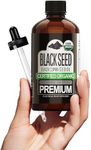 Sun Essential Oils Organic Black Seed Oil (100% Pure & Natural - USDA Certified Organic) Cold Pressed, Premium Quality Free of Toxins, Heavy Metals, Pesticides, Harmful Chemicals - 4 Ounce