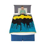 Franco Kids Bedding Super Soft Plush Throw, 46 in x 60 in, Batman