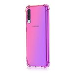 HUANGTAOLI Case Compatible with Samsung Galaxy A70, Slim Soft TPU Shockproof Anti-Scratch Phone Case Cover with Reinforced Corner Bumper Pink/Purple